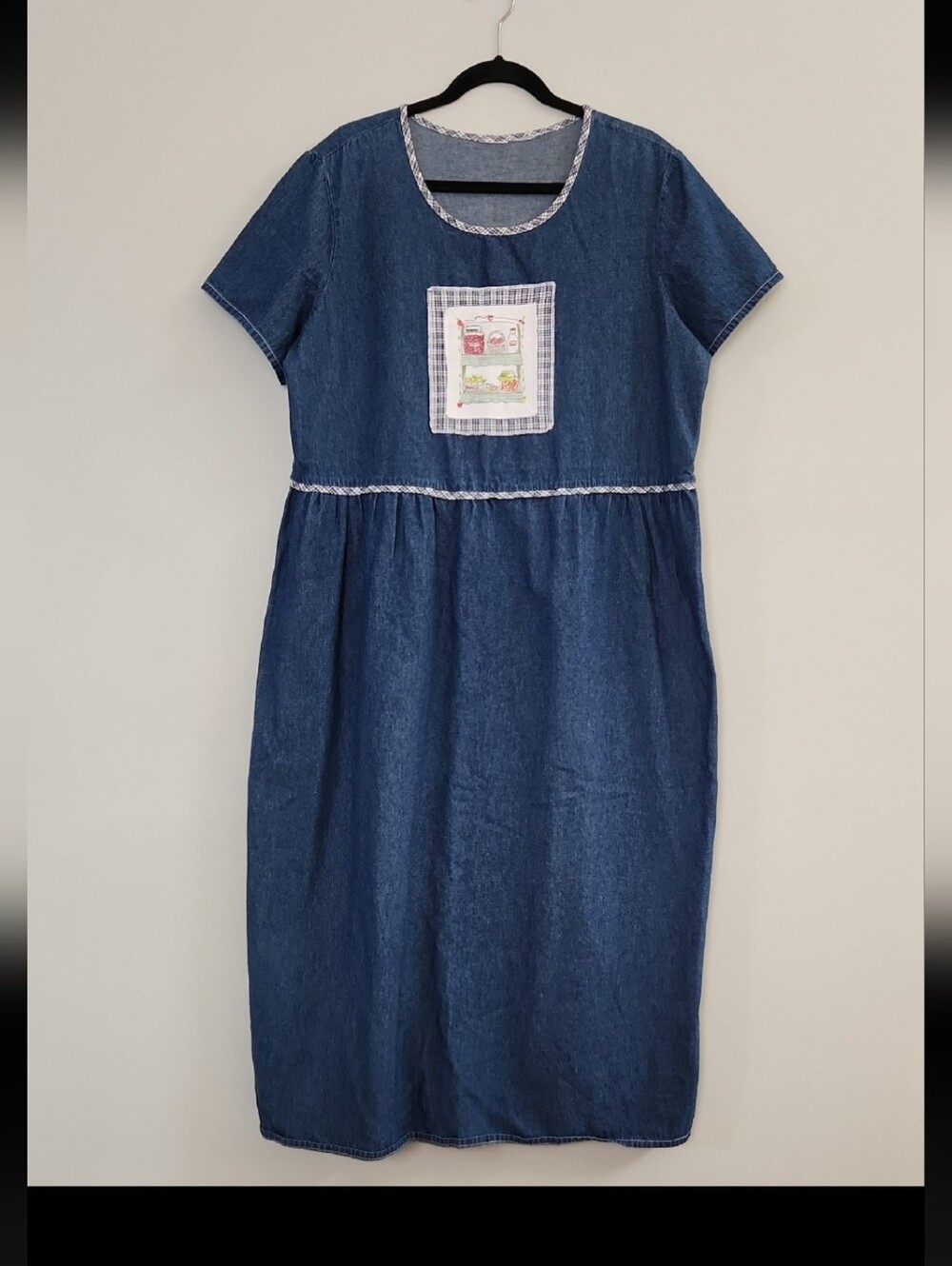 Bobby Brooks 90's denim cottagecore dress